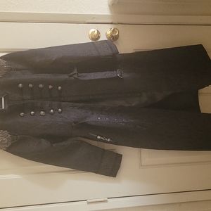Black military jacket